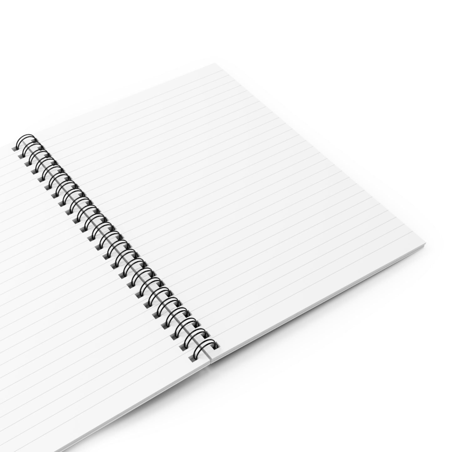Shine, Heat, Comeback, Finish. White Spiral Notebook