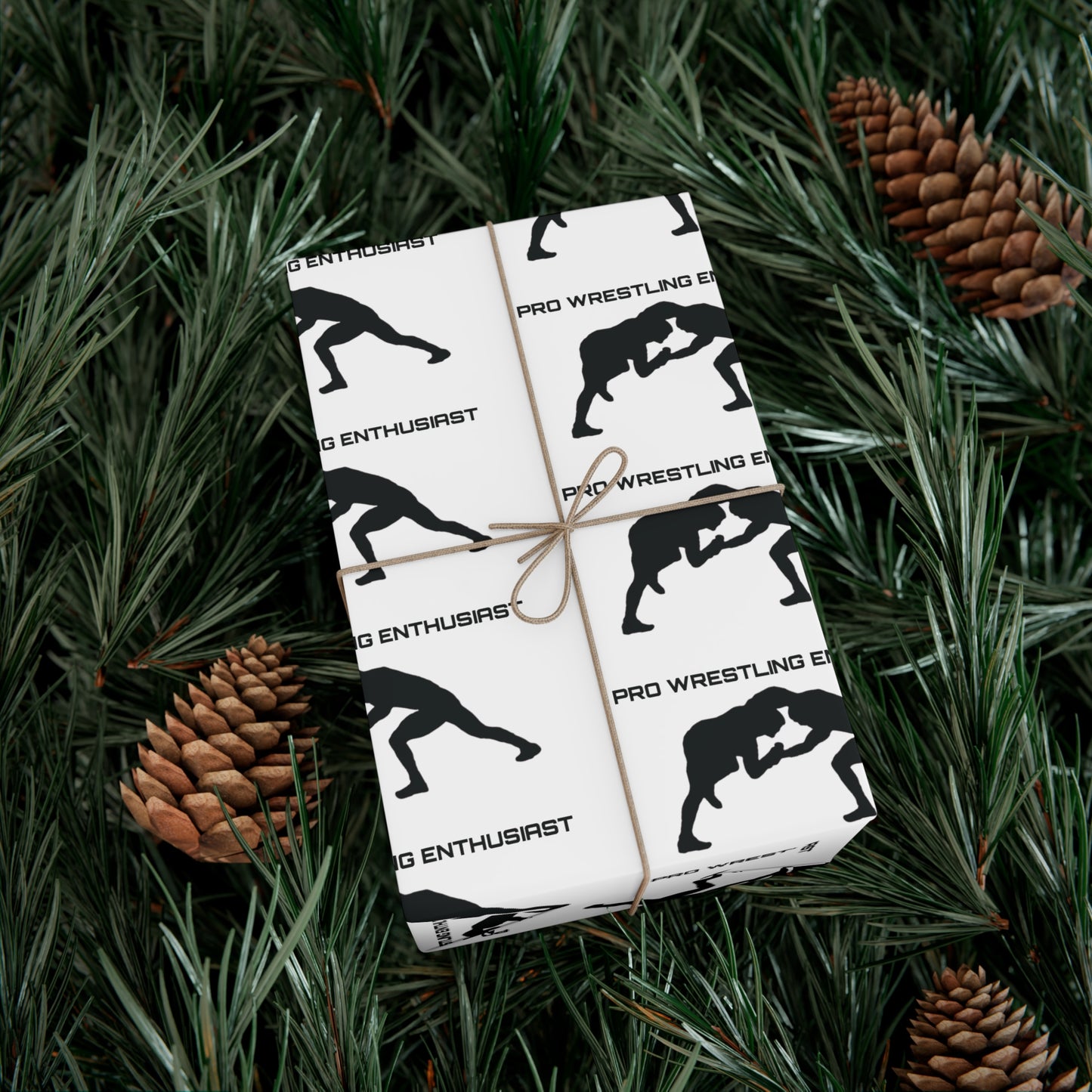 Pro Wrestling Enthusiast Gift Wrap Paper