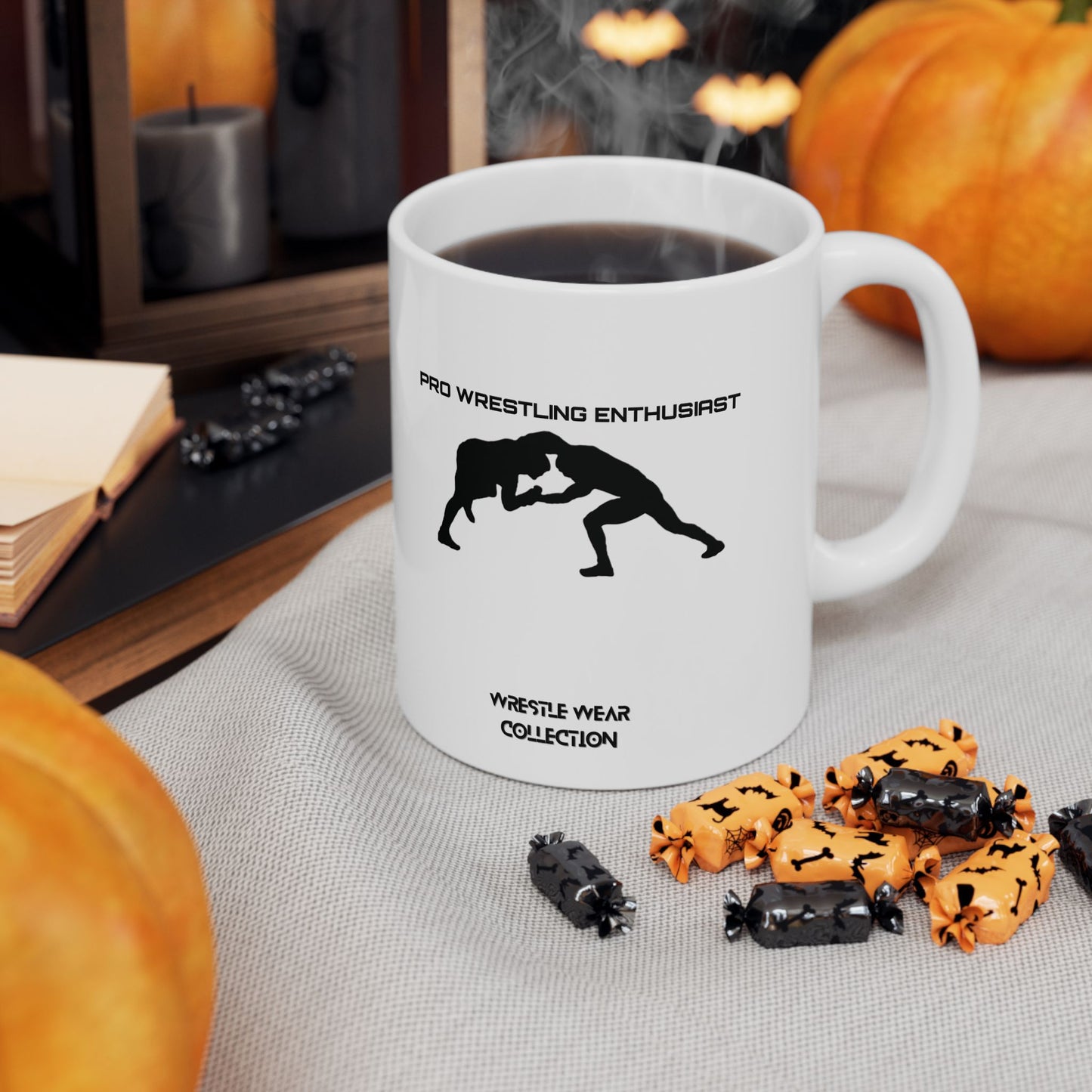 Pro Wrestling Enthusiast White Ceramic Mug 11oz