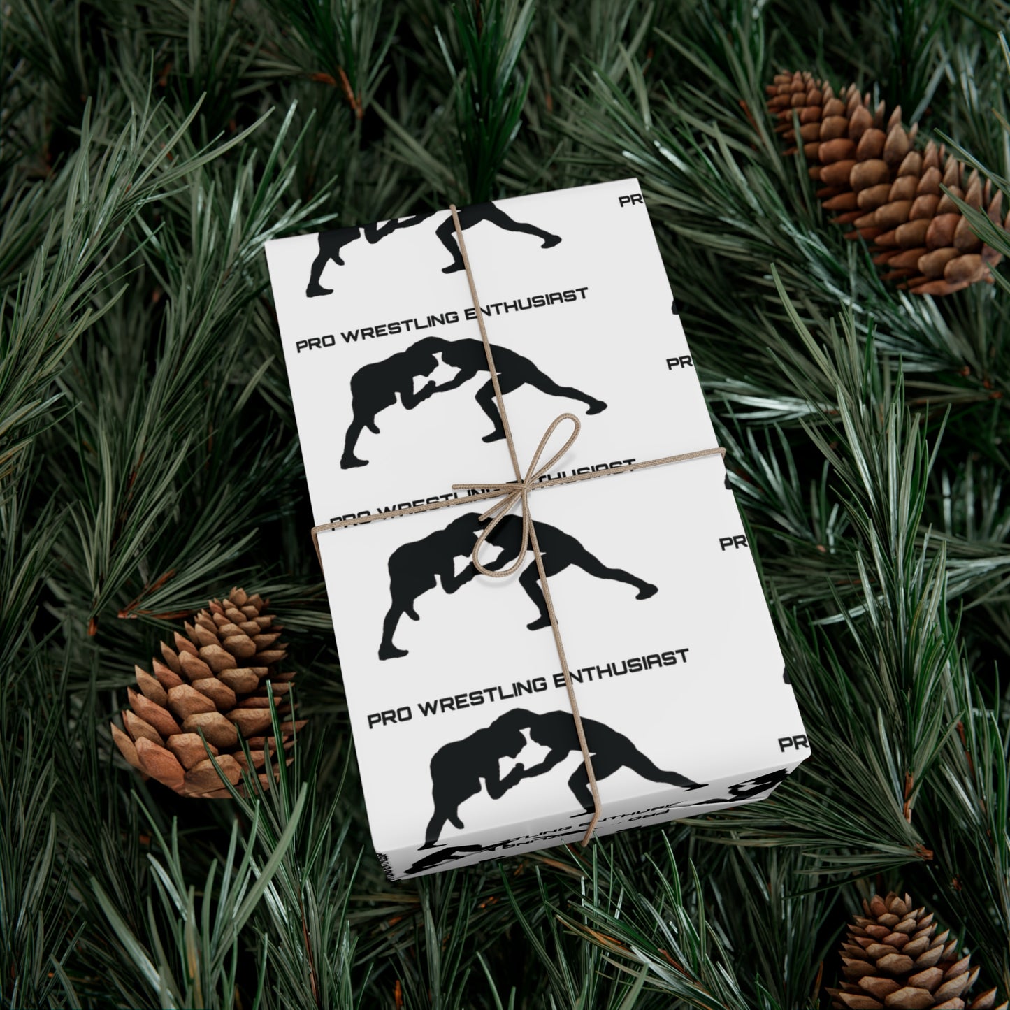 Pro Wrestling Enthusiast Gift Wrap Paper