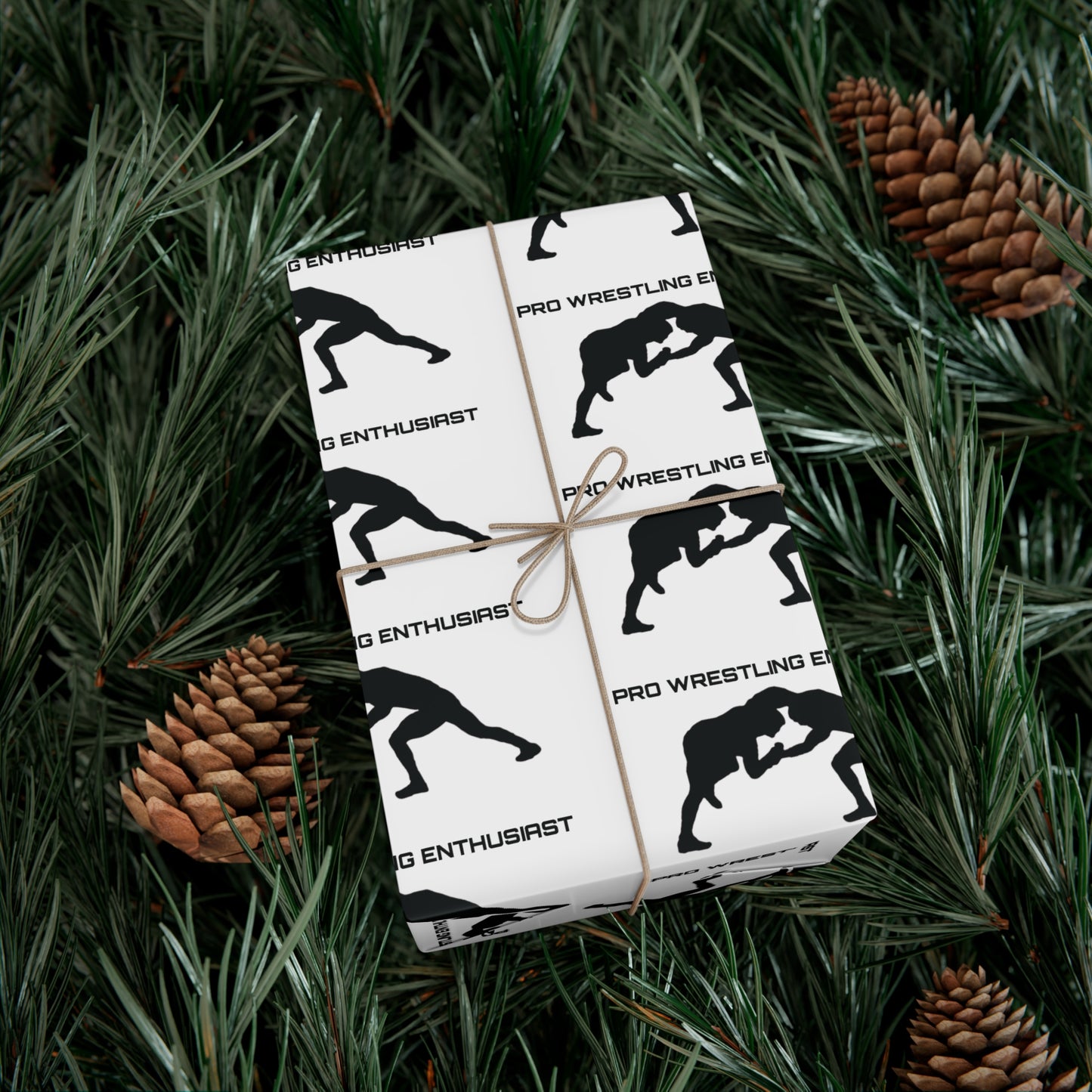 Pro Wrestling Enthusiast Gift Wrap Paper