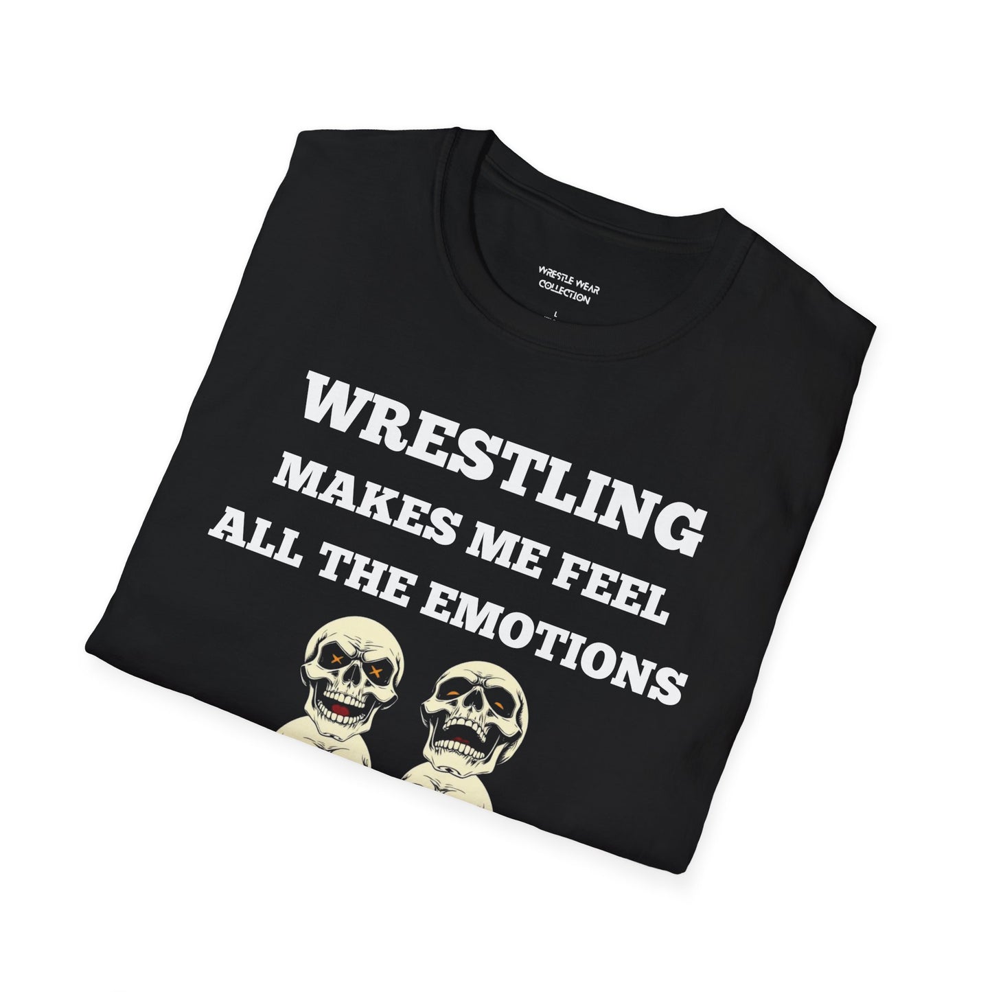 Wrestling Makes Me Feel All The Emotions Unisex Softstyle T-Shirt
