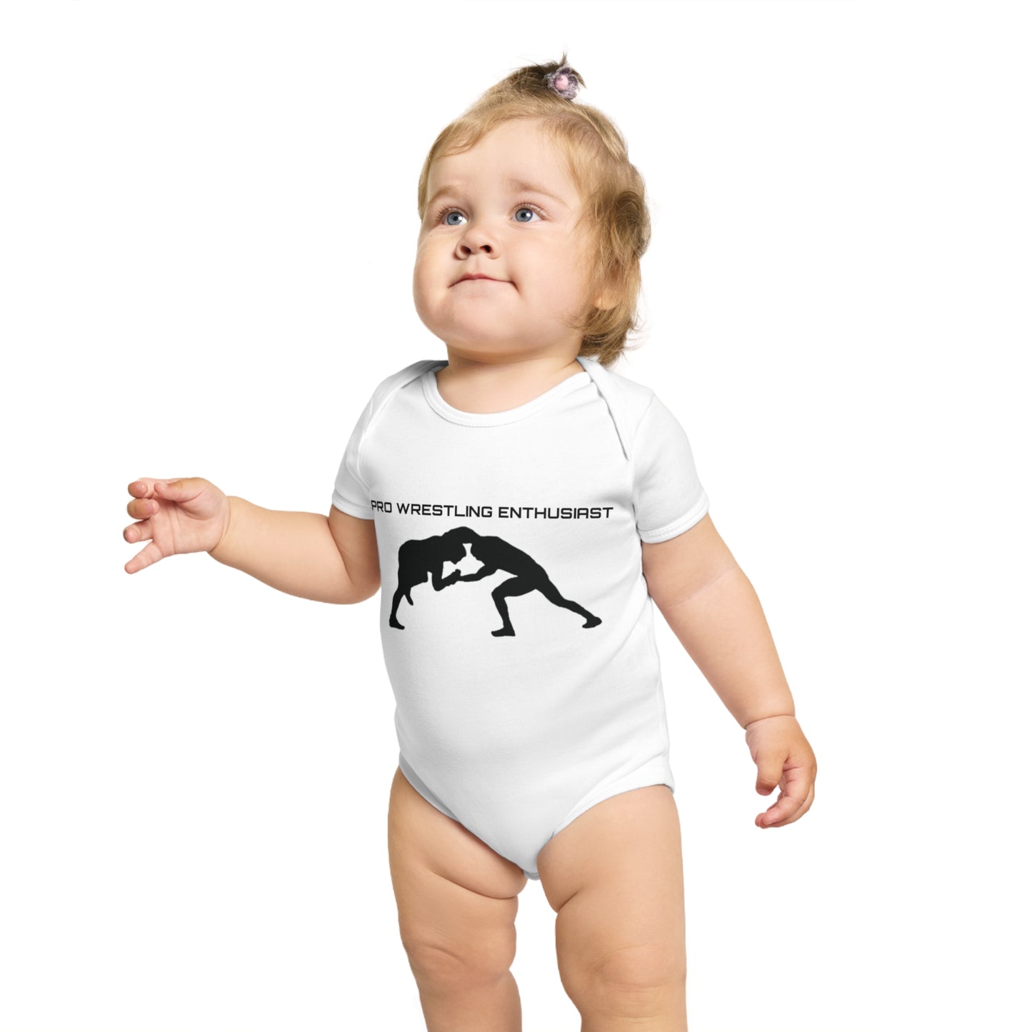 Pro Wrestling Enthusiast Short Sleeve Baby Bodysuit