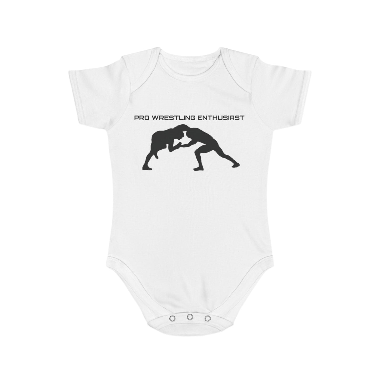 Pro Wrestling Enthusiast Short Sleeve Baby Bodysuit