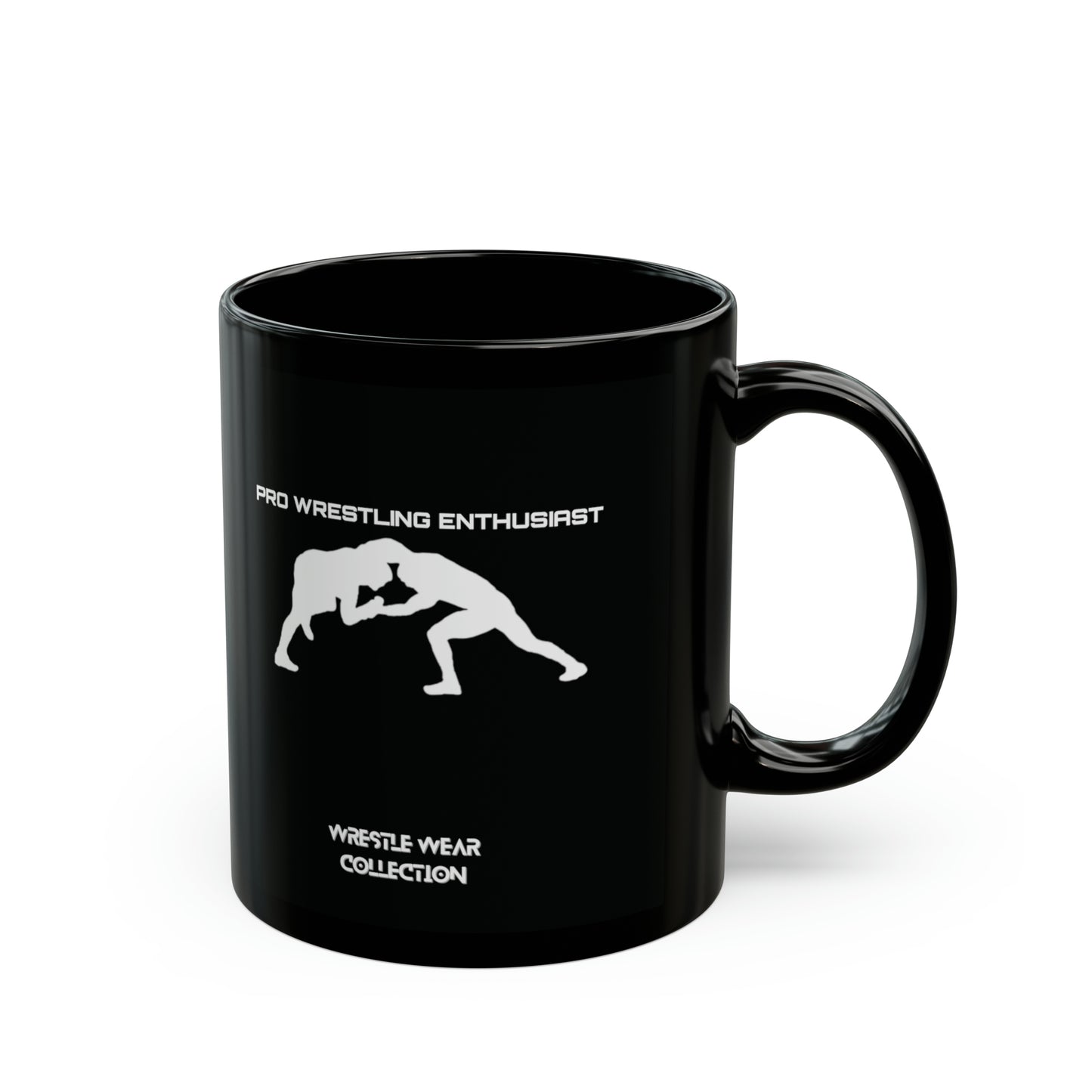 Pro Wrestling Enthusiast. White Ceramic Mug 11oz