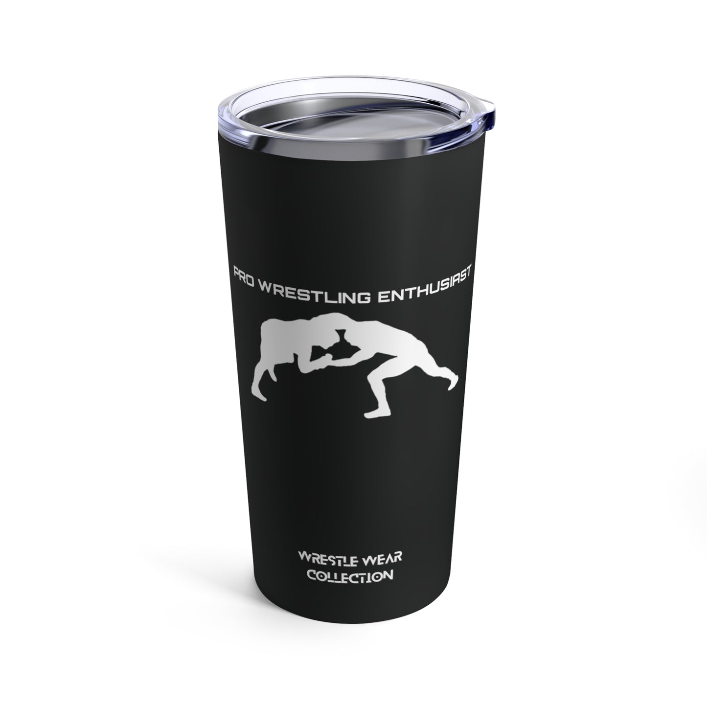 Pro Wrestling Enthusiast Black Tumbler 20oz