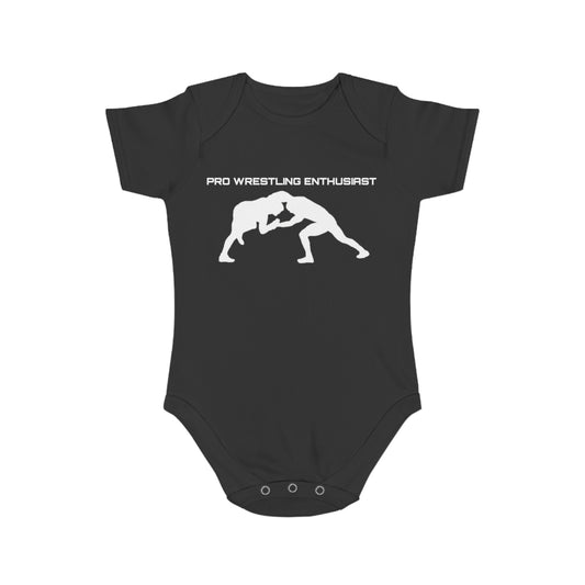 Pro Wrestling Enthusiast Short Sleeve Baby Bodysuit