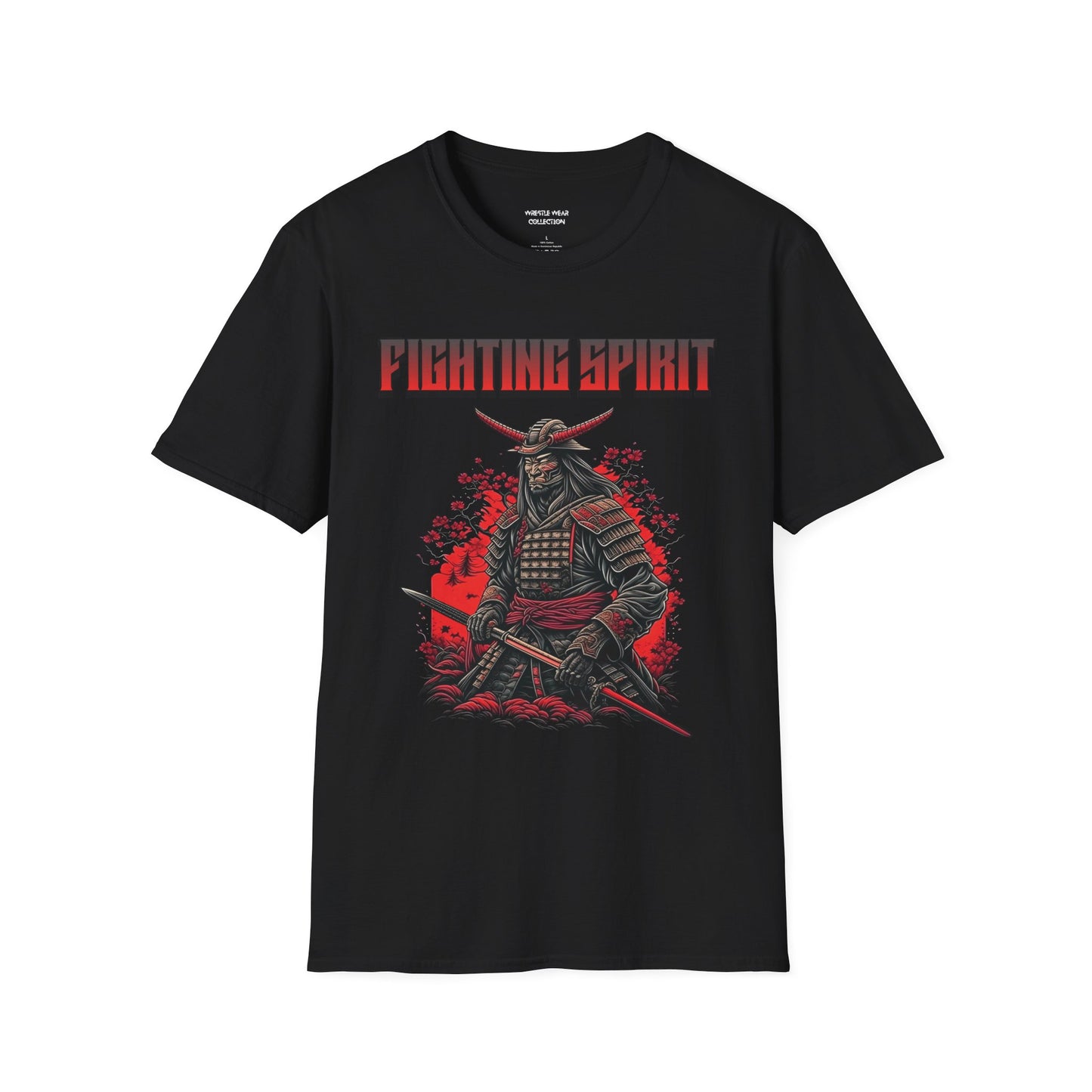 Fighting Spirit Samurai. Unisex Softstyle T-Shirt