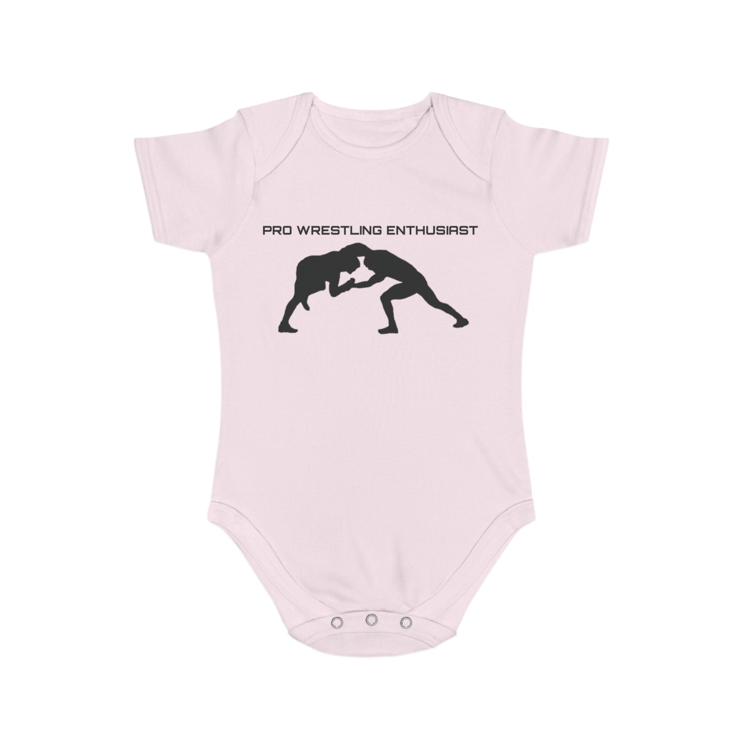 Pro Wrestling Enthusiast Short Sleeve Baby Bodysuit