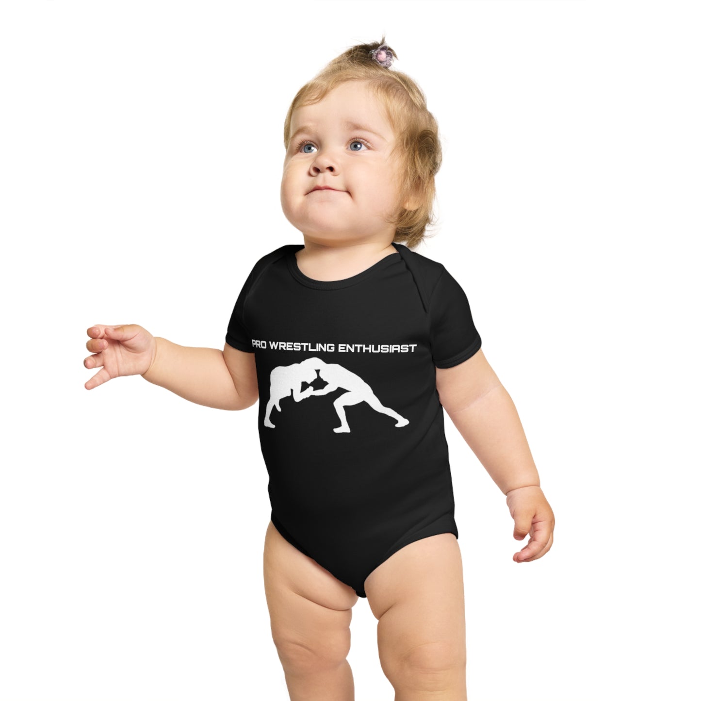 Pro Wrestling Enthusiast Short Sleeve Baby Bodysuit