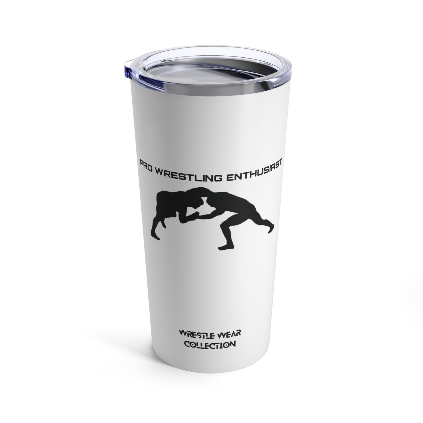 Pro Wrestling Enthusiast White Tumbler 20oz