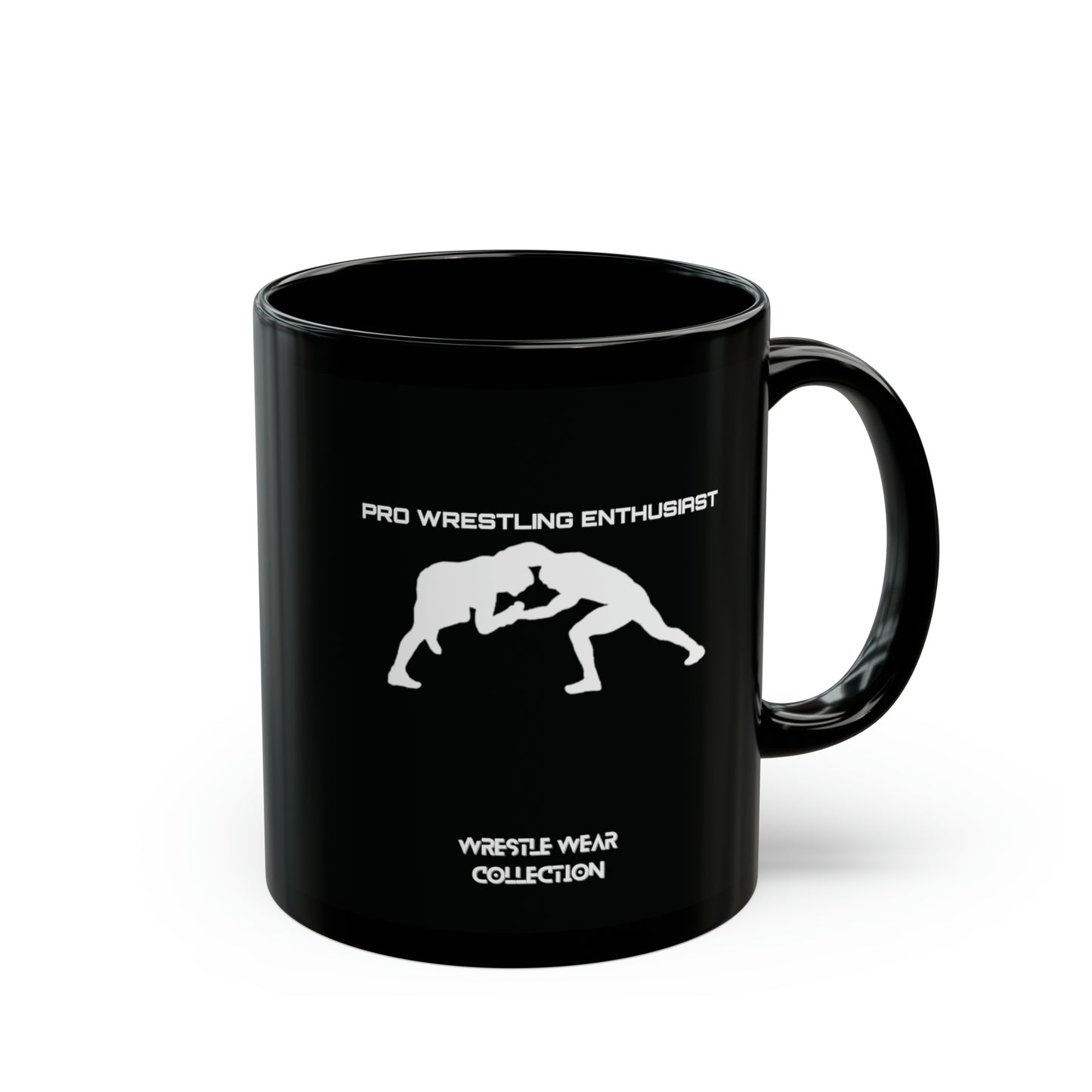 Pro Wrestling Enthusiast. White Ceramic Mug 11oz