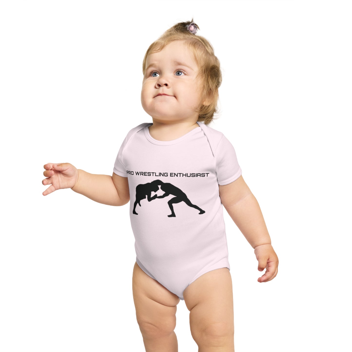 Pro Wrestling Enthusiast Short Sleeve Baby Bodysuit