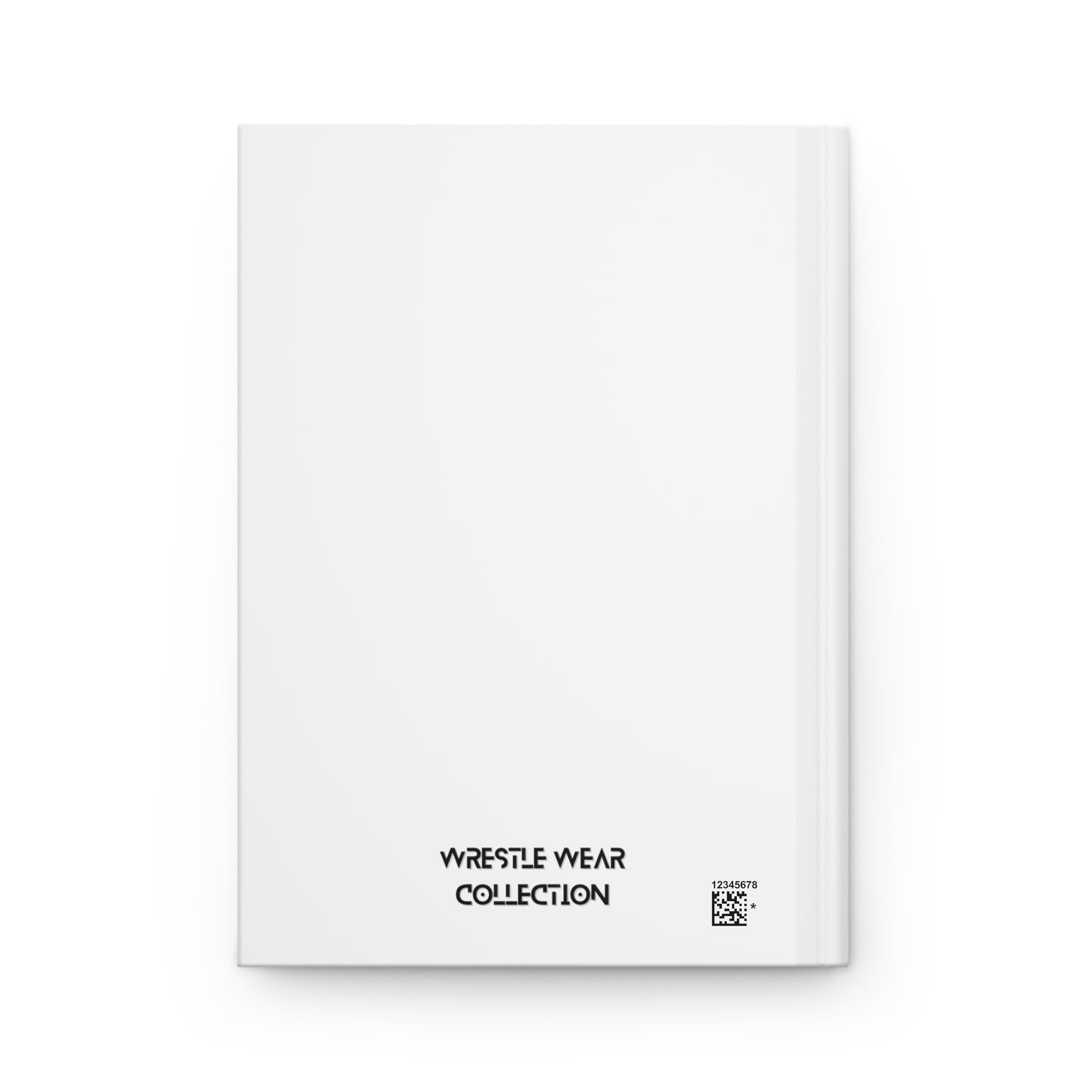 Pro Wrestling Enthusiast White Hardcover Journal Matte