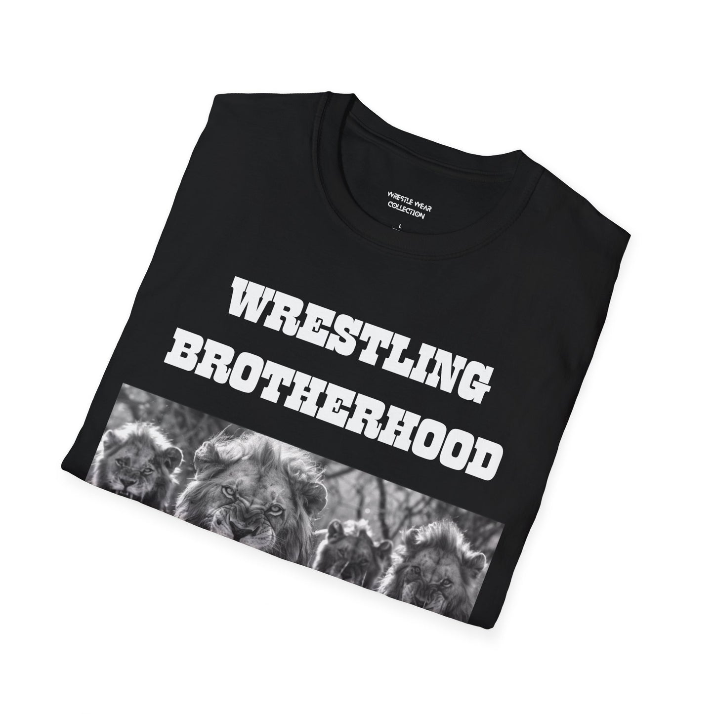 Wrestling Brotherhood Pride of Lions. Unisex Softstyle T-Shirt